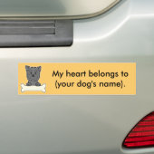 Personalisierter Affenpinscher Autoaufkleber (Auf Auto)