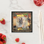 Personalisierter afrikanischer Designplatz Serviette (Beispiel)