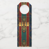 Personalisierter Afrikanischer Hochzeitstag Flaschenanhänger (Rückseite)