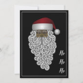 Personalisierter afrikanischer Weihnachtsfeiertag Feiertagskarte (Vorderseite)