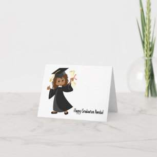 Personalisierter afroamerikanischer Kindergarten Karte