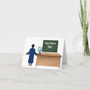 Personalisierter Afroamerikanischer Kindergarten Karte