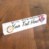 Personalisierter Ahornleaf Roundel Mod CANADA Namensplakette (Seite)