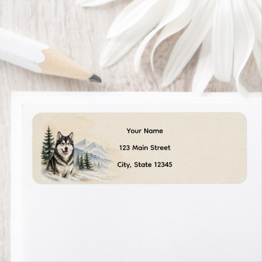 Personalisierter Alaskan Malamute (Insitu)
