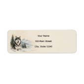 Personalisierter Alaskan Malamute (Vorne)