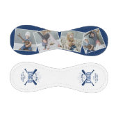 Personalisierter „All Star Dad“ Blau Baseball (Paneele)
