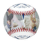 Personalisierter „All Star Gramps“ Blau Baseball (Vorderseite)