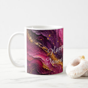 Personalisierter Alles Gute zum Geburtstag August Kaffeetasse