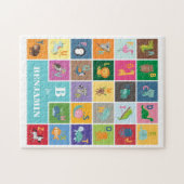 Personalisierter Alphabet-Monogramm-Individuelle N Puzzle (Horizontal)