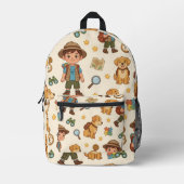 Personalisierter Alphaland Kid Explorer Rucksack B (Vorderseite)