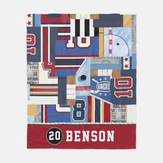 Personalisierter alter fleecedecke (Vorderseite)