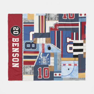 Personalisierter alter fleecedecke