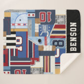 Personalisierter alter sherpadecke (Vorderseite (Horizontal))