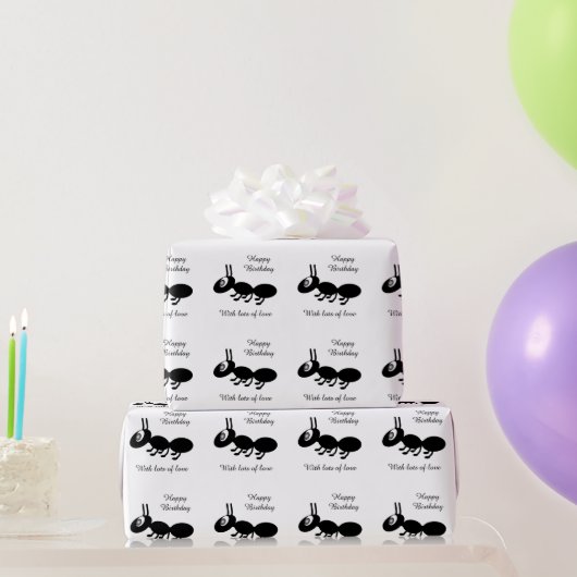 Personalisierter Ameisen-Entwurf Geschenkpapier (Partygeschenke)