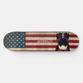 Personalisierter American Bull Dog Skateboard (Horizontal)