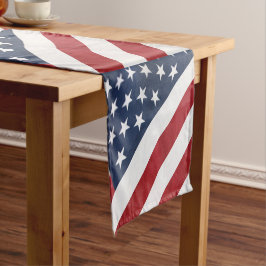 Personalisierter amerikanische kurzer tischläufer