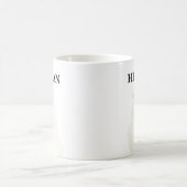 Personalisierter amerikanischer Eskimo Samoyed Hun Kaffeetasse (Mittel)