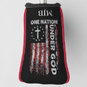 Personalisierter amerikanischer Flag Putter Golf Headcover (Rotieren 90)