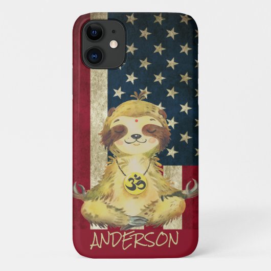 Personalisierter amerikanischer Friedensschwanz Case-Mate iPhone Hülle (Rückseite)