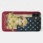 Personalisierter amerikanischer Friedensschwanz Case-Mate iPhone Hülle (Rückseite (Horizontal))