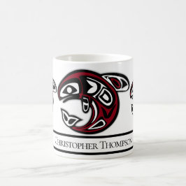 Personalisierter amerikanischer Orca Killer Whale Kaffeetasse