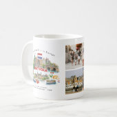 Personalisierter Amsterdam-Reise-Fotobecher Kaffeetasse (Vorderseite Links)
