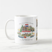 Personalisierter Amsterdam-Reise-Fotobecher Kaffeetasse (Links)