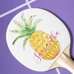 Personalisierter Ananas Tischtennis Schläger