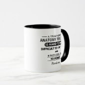 Personalisierter Anatomielehrer Tasse (VorderseiteRechts)