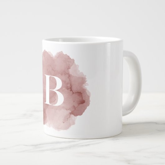 Personalisierter Anfangsarm für das Wash-Monogramm Jumbo-Tasse (Vorderseite Rechts)