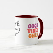 Personalisierter Anfangsbuchstabe & Name Becher & Tasse (VorderseiteRechts)