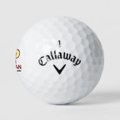 Personalisierter Anfangsbuchstabe zur Identifizier Golfball (Logo)