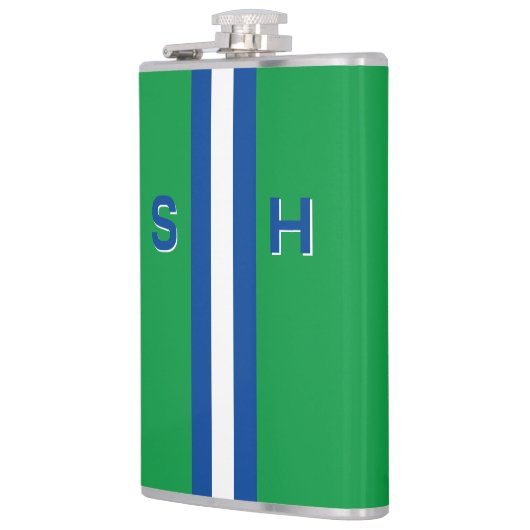 Personalisierter Anfangsstreifen Flachmann (Links)