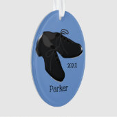 Personalisierter Angestochen Schuhputzer Ornament (Vorderseite)