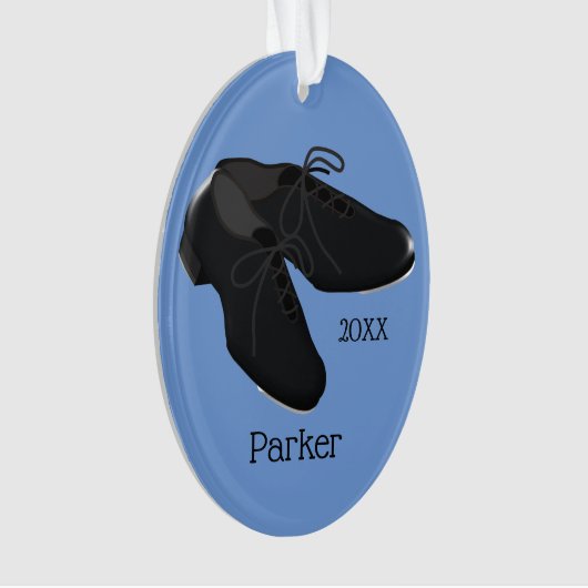 Personalisierter Angestochen Schuhputzer Ornament (Vorderseite)