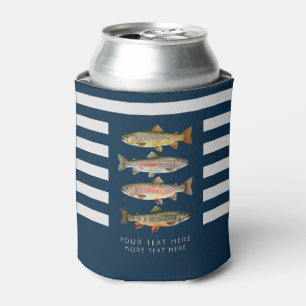 Personalisierter Angler – Forellen-Angel-Design Dosenkühler