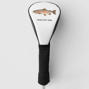 Personalisierter Angler – Forellen-Angel-Design Golf Headcover