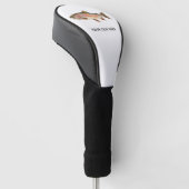 Personalisierter Angler – Forellen-Angel-Design Golf Headcover (angewinkelt)