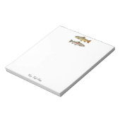 Personalisierter Angler – Forellen-Angel-Design Notizblock (Rotiert)