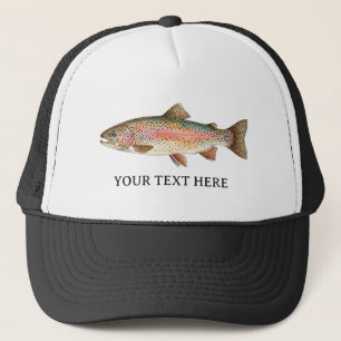 Personalisierter Angler – Forellen-Angel-Design Truckerkappe