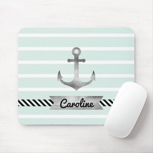 Personalisierter Anker für Wasserfarben Mousepad (Mit Mouse)