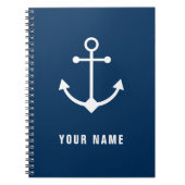 Personalisierter Anker Notizblock (Vorderseite)