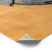 Personalisierter Anker und Rad Poster (Ecke)