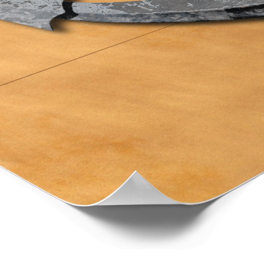 Personalisierter Anker und Rad Poster (Ecke)