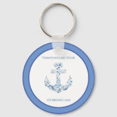 Personalisierter Ankergedanke Schlüsselanhänger (Vorderseite)