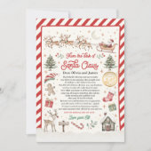 Personalisierter Ankunftsbrief der Elf Einladung (Vorderseite)