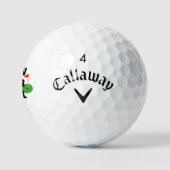 personalisierter Anruf "Slow your Roll" Golfball (Logo)