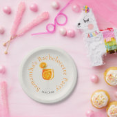 Personalisierter Aperol Spritz Junggesellinnenabsc Pappteller (Party)