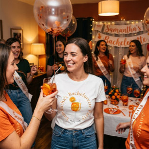 Personalisierter Aperol Spritz Junggesellinnenabsc Tri-Blend Shirt