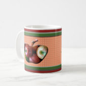Personalisierter Apfelbecher Kaffeetasse (Vorderseite Links)
